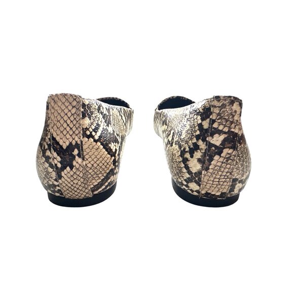 Vionic Hayes Snake Embossed Loafers Slip-On Flats Metallic V Ivory Multi Size 8 - Picture 6 of 10